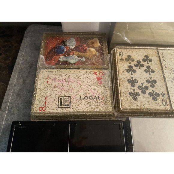 Vintage Playing Cards 7 Double decks Some never used #639 - Picture 11 of 11